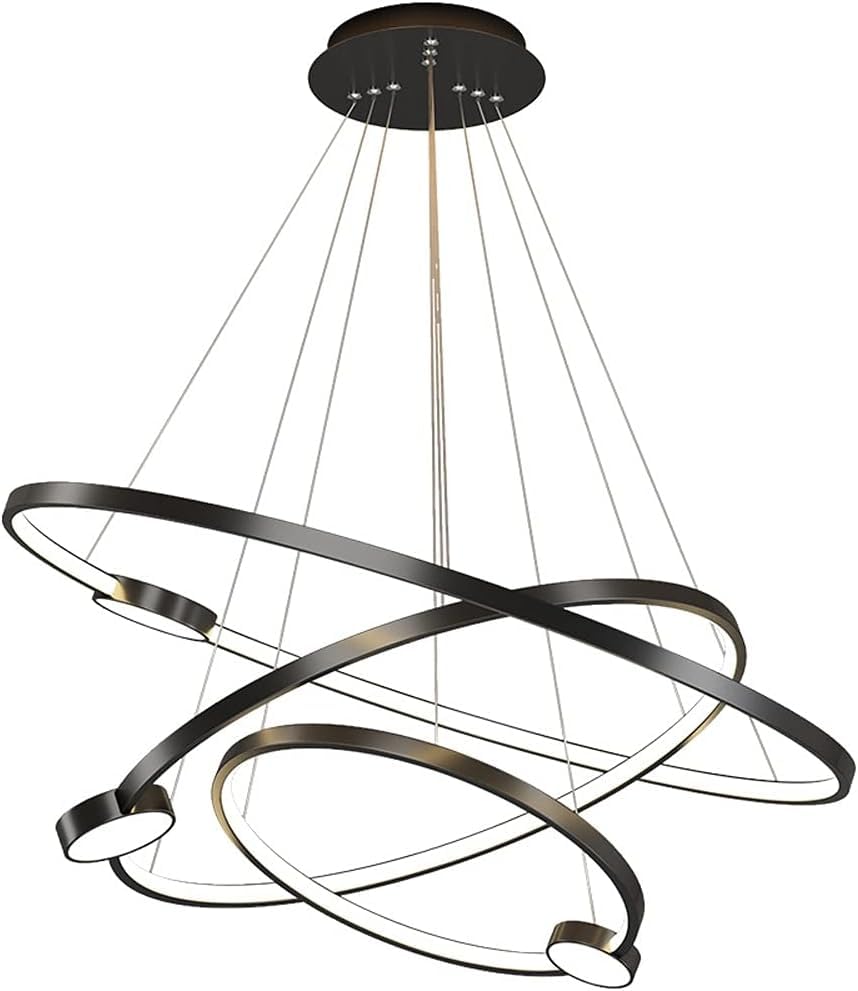 Lumières suspendues de restaurant à gradation LED avec hauteur ajustable