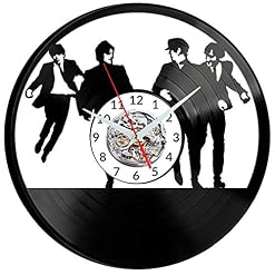 The Beatles Horloge murale en vinyle avec disque vinyle rétro Grande horloge style pièce Décoration d’intérieur Cadeau… - Les Beatles, Paul McCartney, John Lennon, RIngo Starr, George Harrison The Beatles Horloge murale en vinyle avec disque vinyle rétro Grande horloge style pièce Décoration d'intérieur Cadeau… – Image 5