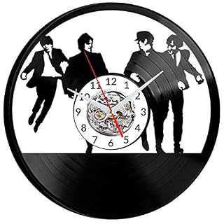 The Beatles Horloge murale en vinyle avec disque vinyle rétro Grande horloge style pièce Décoration d’intérieur Cadeau… - Les Beatles, Paul McCartney, John Lennon, RIngo Starr, George Harrison The Beatles Horloge murale en vinyle avec disque vinyle rétro Grande horloge style pièce Décoration d'intérieur Cadeau… – Image 5