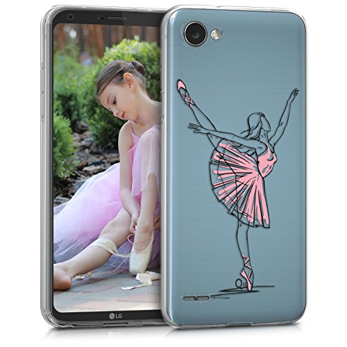 kwmobile Funda Compatible con LG Q6 / Q6+ - Carcasa de TPU...