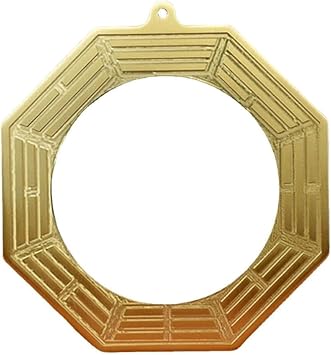 Feng Shui Bagua Mirror,Bagua Mirror Ornament,Bagua Mirror Ornament,Feng Shui Mirror, 12.4cm Pure Copper Gossip Mirror Household Balcony Entrance Living Room Pendant
