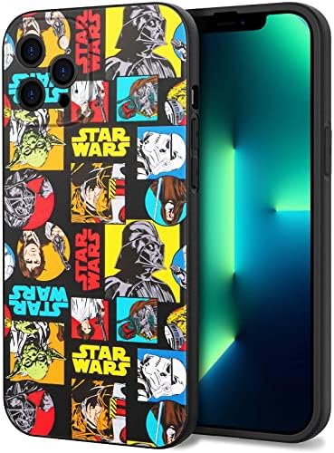 RUFENG Compatible for iPhone 13 Pro Max Case 6.7" Pattern Printed Soft Silicone Full Protection Cases (Stickers-Star-Wars-14)