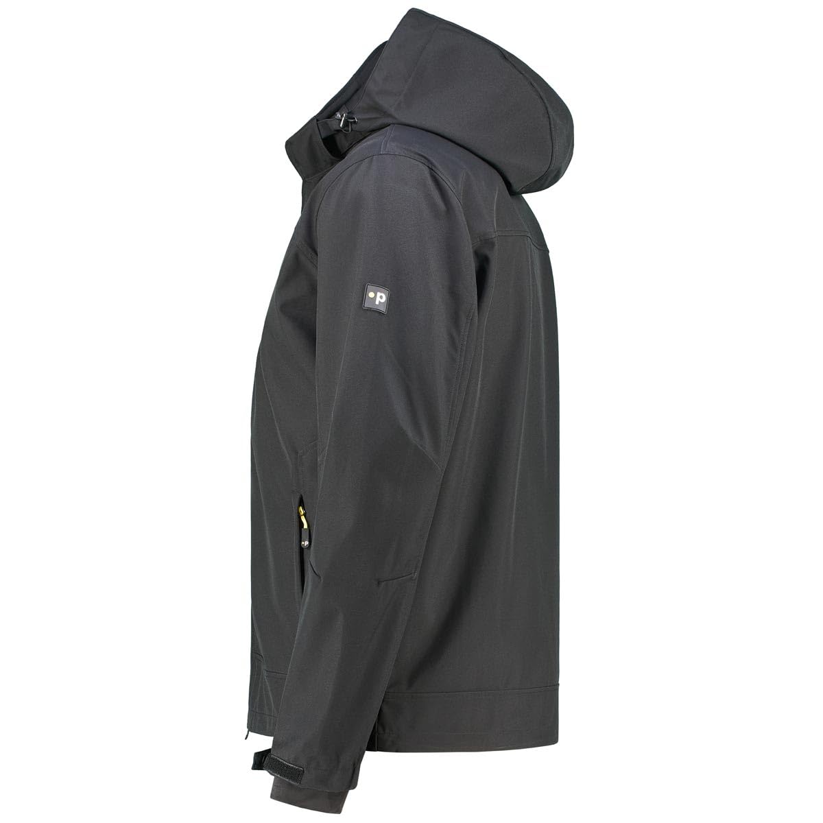Pfundskerl Herren Softshelljacke | atmungsaktiv | winddicht | 3XL 4XL 5XL 6XL 7XL 8XL 10XL 12XL 14XL | Schwarz | Große Größen