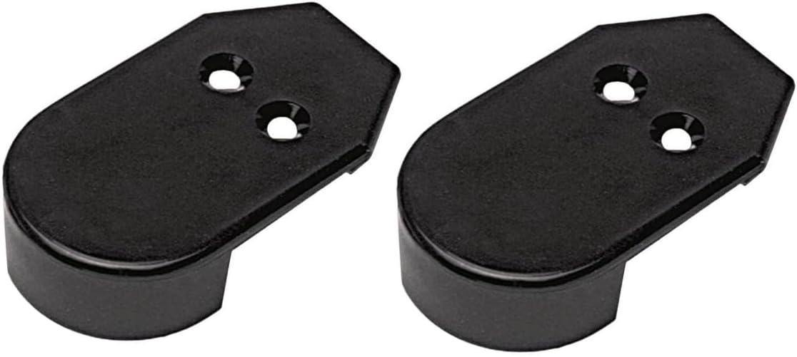 2Pcs 1-9/16" Black Nylon Boat Rubber Rail End Caps Cover Plug Compatible with Taco Marine V11-3161 V11-3447 V21-0460 F90-0002BKN F900002BKN