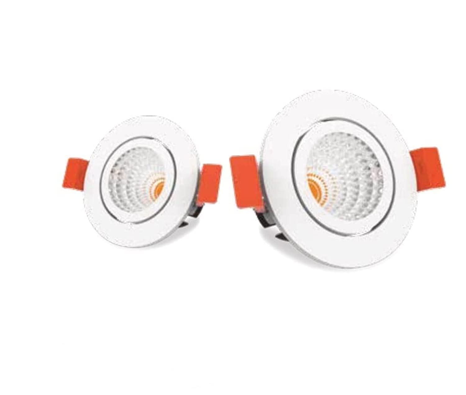 GM Festo LED Cob Spot Light Round 6W 4000K, Modern Design with Zero UV/IR, Glare Free and Uniform Light, International Standard Built-in Driver