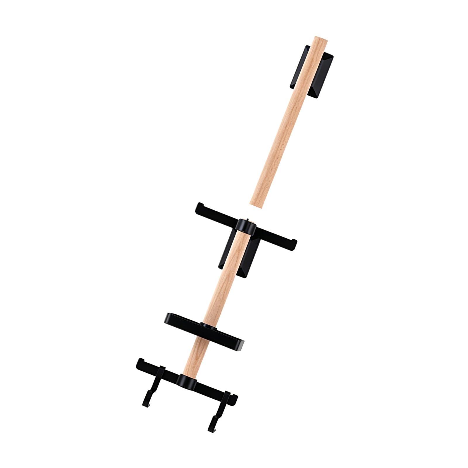 Wand Organizer für Fahrradzubehör Massivholz Verstellbar ohne Bohren