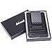 kinzd Carbon Fiber Money Clip Front Pocket Wallet Secure Rfid Blocking Slim Thin Wallet Minimalist For Men Credit Card Holder Non Magnetic Money Clip Wallet