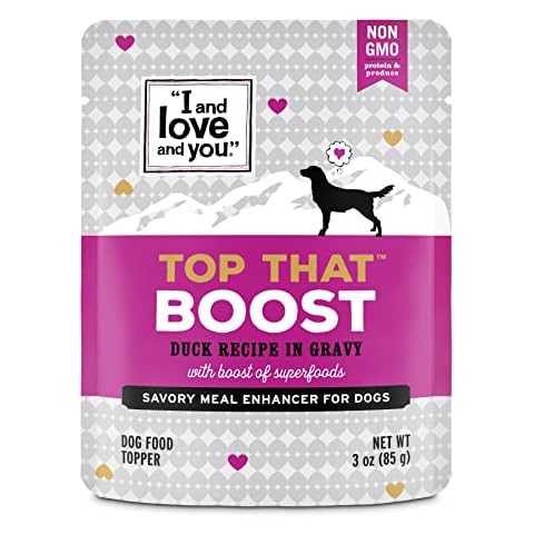 "I and love and you" Duck Recipe Wet Dog Food Pouch, 3 oz (Pack of 12) Cover