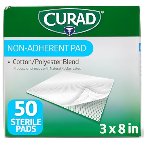 CURAD Sterile Non-Adherent Pad 3x8 (Pack of 50)