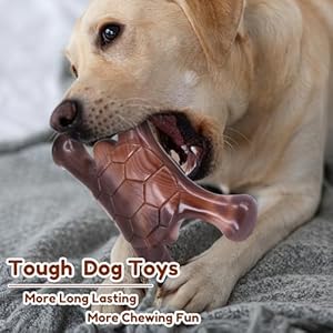 Dog Chew Toys for Aggressive Chewers, Heavy Duty Dog Toy, Real Bacon Flavored, Dog Toys for Aggressive Chewers, Dog Toys for Medium Large Dogs, Tough Dog Toys to Keep Them Busy