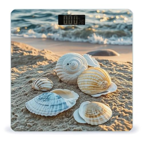 Báscula Digital de Baño Sleep on Shells Alta Precisión miniatura 1