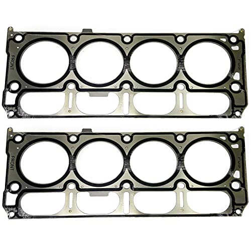 Image of MLS Cylinder Head Gaskets Compatible with Chevy Silverado 1500 Suburban Tahoe GMC Sierra 1500 Yukon XL 5.3L V8 OHV N /A Engine Code L83 L8B L82 L84, 2014 2015 2016 2017 2018 2019 2020 (2pcs)