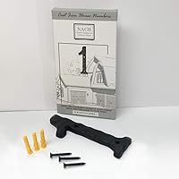 Vista 8 de NACH Números de casa para exterior, números de dirección negros de 5.5 pulgadas para casa - Número 3 - Números rústicos para exteriores