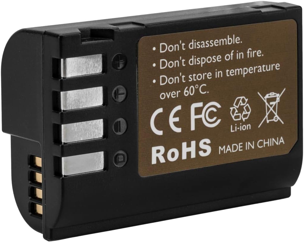 2 Pack DMW-BLK22 Battery and Dual Charger Kit (7.2V, 2250mAh)