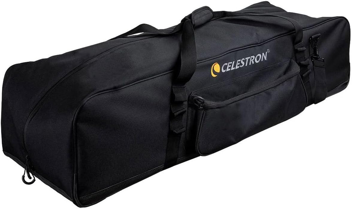 Celestron 94025 40” Full Kit Telescope Bag – Storage & Carry Case for Telescope, Mount, Tripod and Accessories with Configurable Padded Internal Walls and Bonus Accessory Bag, Black