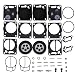 New 2 sets Twin Carburetor Carb Repair Rebuild Kits for Mikuni SeaDoo 50 717 720 787 800 SP GS GTX HX XP SPX GTS