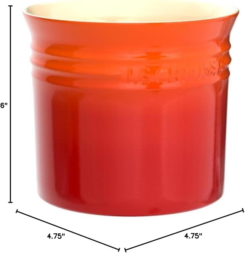 LE CREUSET Stoneware Utensil Jar, Large, Volcanic