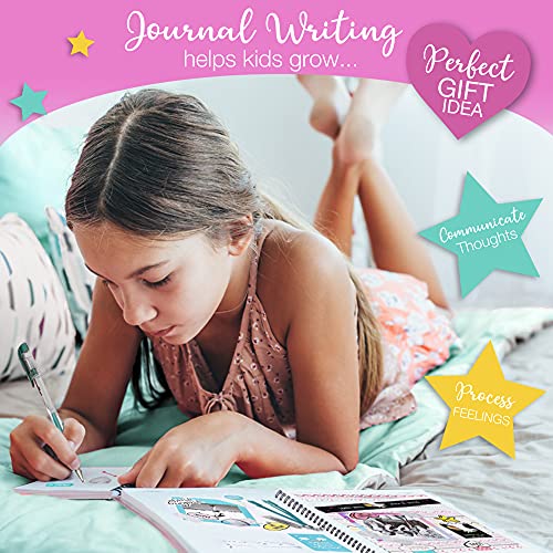Diy Unicorn Journaling Set/Scrapbook Kit For Girls - Includes Scrapbooking Supplies Plus Augmented Reality Experience (Stem Toys) Use As Kids Planner, Organizer, Diary & Craft Kits #TOP4