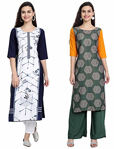 Image of Women's Crepe Regular Kurta