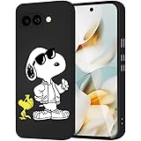 Google Pixel 9a ケース スヌーピー キャラクター 耐衝撃 スレ傷防止 滑り止め 軽い ストラップホール付き 落下防止 グーグルピクセル 9a ケース カバー 対応