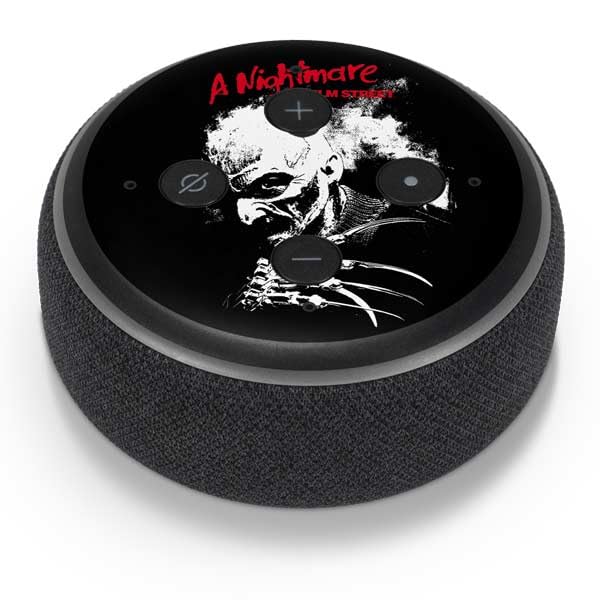 Skinit Decal Audio Skin Compatible with Amazon Echo Dot 3 - Officially Licensed A Nightmare on Elm Street Design