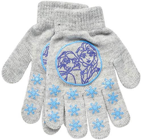 Disney Frozen Girls 4 Pack Gloves or Mittens (Toddler/Little Girls), Size Age 4-7, Frozen Gloves White/Purple4
