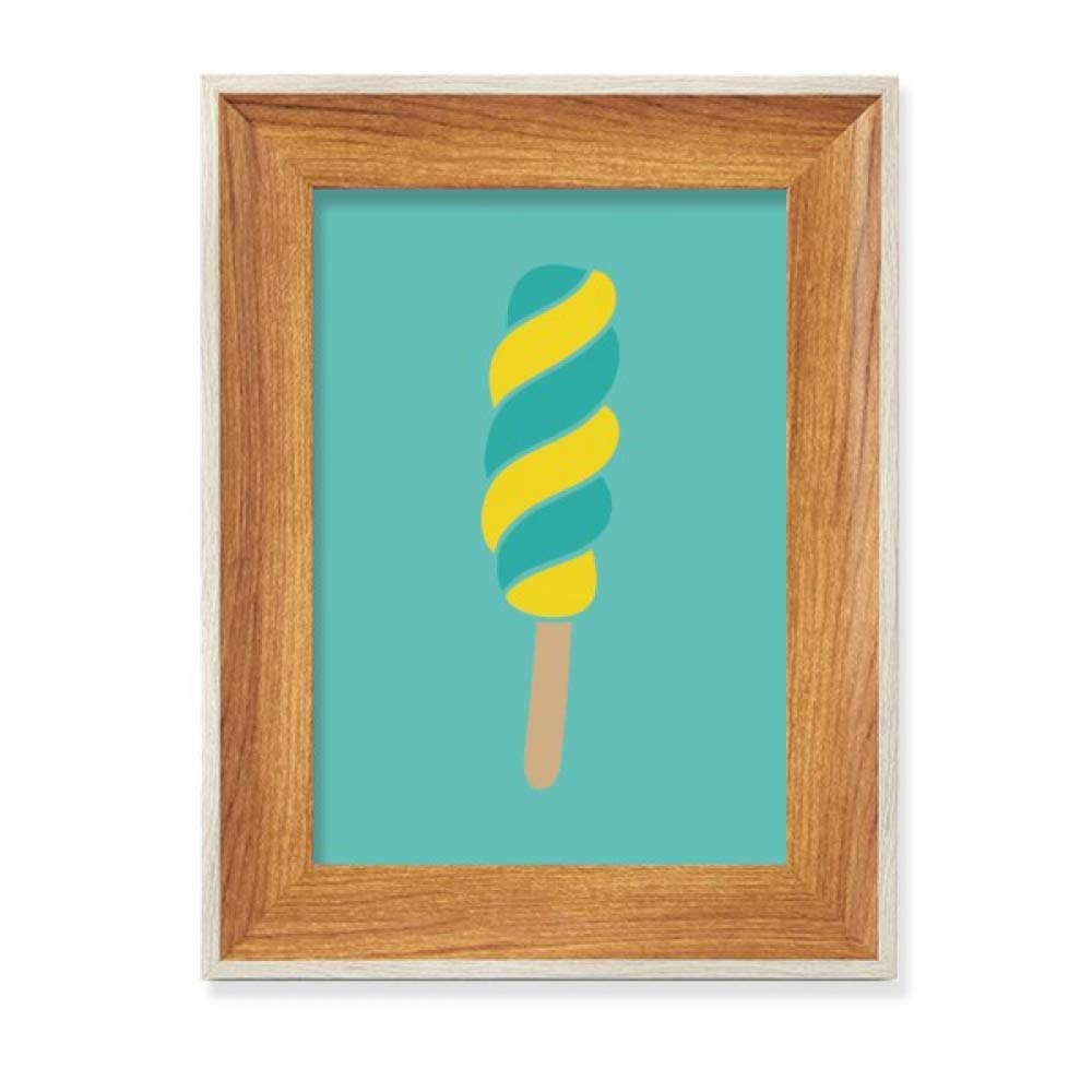 Cadre de photo en bois pour bureau résolvant le manque de couleur d'art