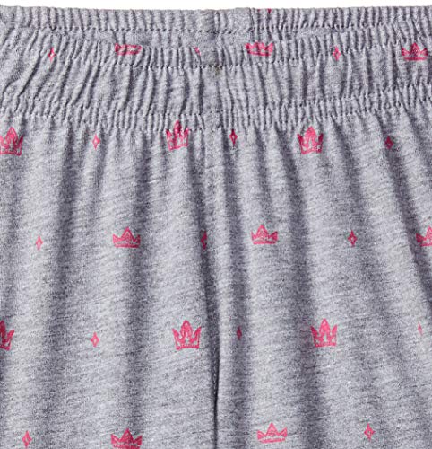 Image of PROTEENS Girl's Regular fit Cotton Shorts (P-GS002-GREY Melange Grey 65 | 5-6 Years)