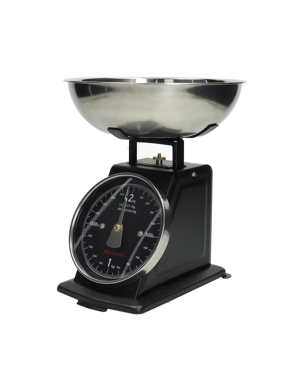 Bilancia vintage nera opaco inox