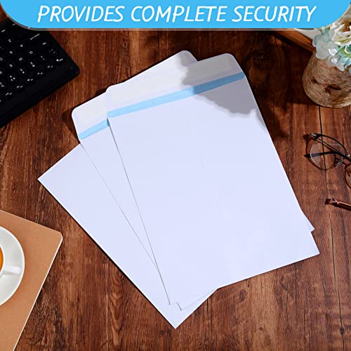 300 Pcs 9 X 12 Security Catalog Mailing Envelopes With Strong Peel And Seal Flap Booklet Envelope White Self Adhesive Catalog Envelopes For Secure Mailing Catalogs Reports Brochures Invitations #TOP4