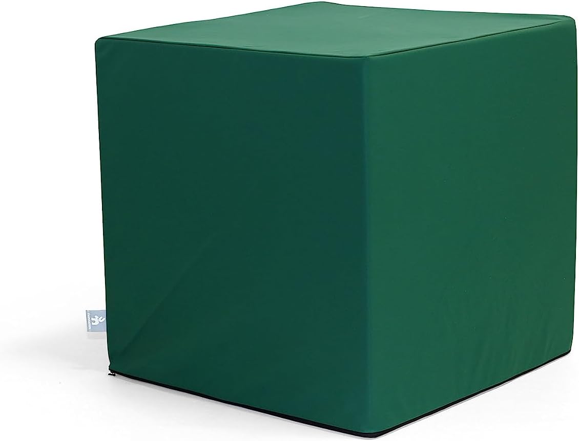 Large Block, Indoor Foam Playset, Soft Toddler and Active Kids Play Foam Block for Crawling, Climbing, and Jumping, Made in The US, Enhanced Emerald