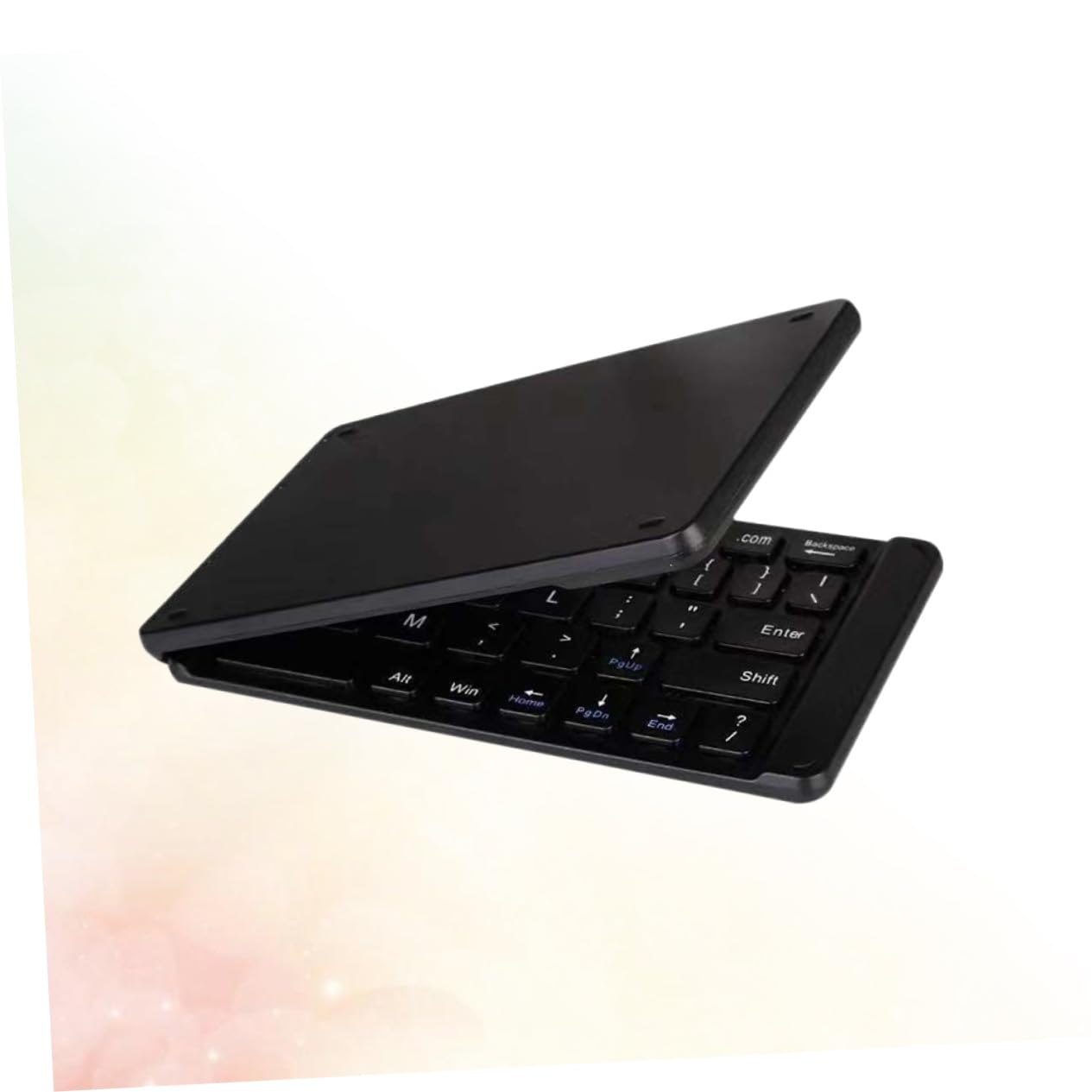 Housoutil Tastiera Wireless Pieghevole Tasti Design Pieghe Compatto per Cellulare Tablet e Computer Portatile Realizzata in Materiale Abs Resistente