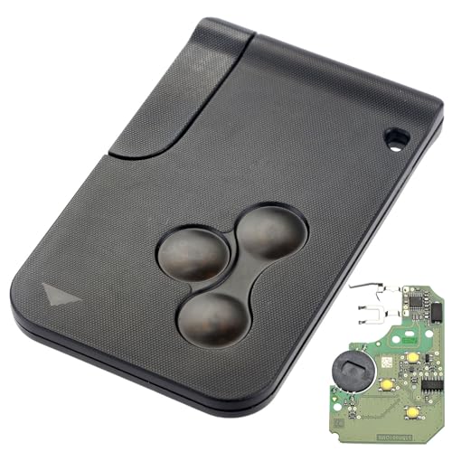 Carte pour Renault Megane 2 - Scenic 2 - Carte Vierge Adaptable Compatible pour Renault - PCF 7947 - ID46 - Megane 2 Scenic 2 de 2003 à 2008 - Clio 3 RS ou...