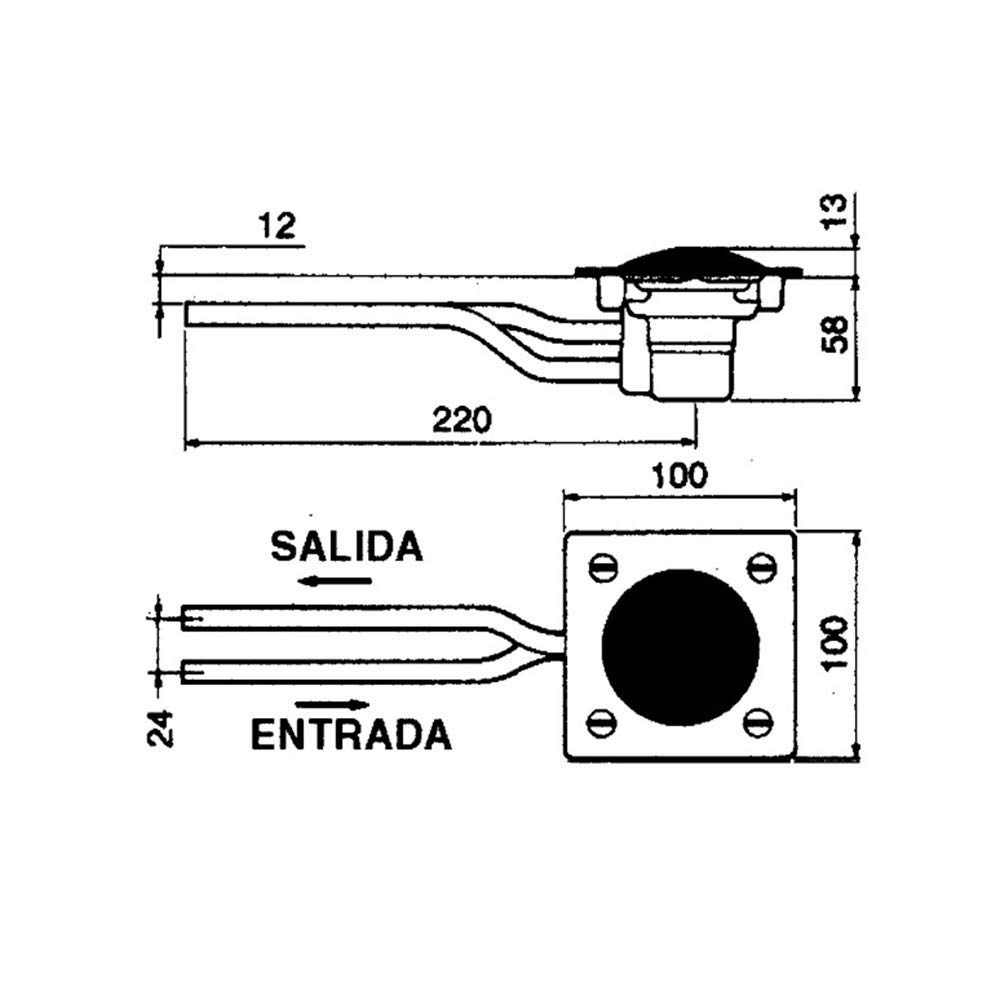 PRESTO SOL 509 LAVABO PULSADOR DE PIE