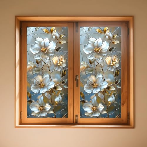 Vinilo Decorativo Blanco Magnolia 17.7 x 39.3 pulgadas miniatura 2