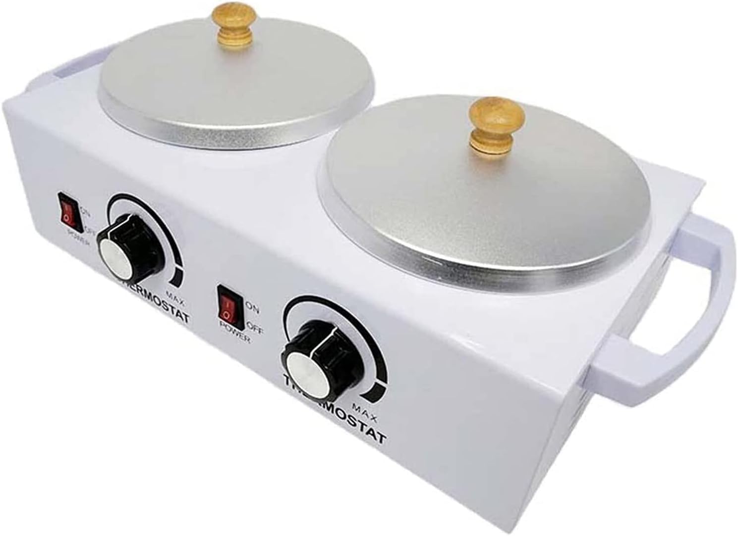 1200ML Doppia Macchina di Fusione del Cioccolato, 200W riscaldatore Elettrico di Cera per la Produzione di Sapone, Lavorazione della Candela e Formaggio.Controllo Temp di Precisione, Vasi Rimovibili,