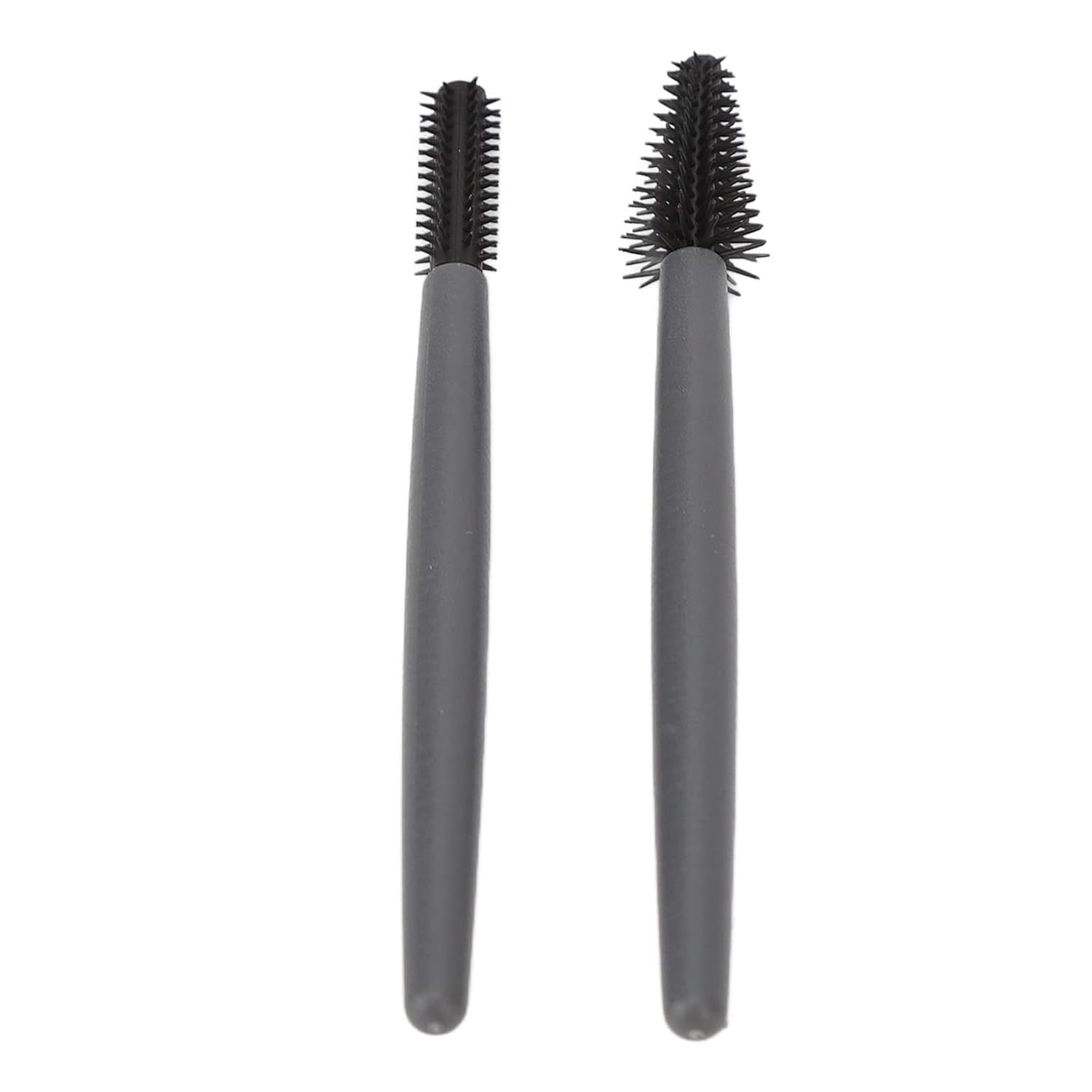 2 Pack Reusable Soft Elastic Silicone Eyelash Brushes, Washable, Dustproof, Portable, Reusable, Mascara Wands for Makeup(Gray) : Beauty & Personal Care
