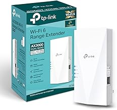 TP-Link RE700X WiFi 6 AX3000Mbps WiFi Extender Booster, Internet Booster, Gigabit Ethernet Port, WiFi Booster Range Extender, EasyMesh, Access Point, WiFi Repeater, App Control Easy Setup, UK Plug