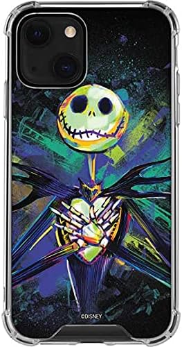 Skinit Clear Phone Case Compatible with iPhone 13 - Officially Licensed Disney The Nightmare Before Christmas Jack Skellington Art Design