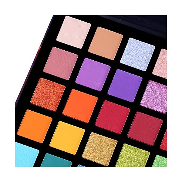 UCANBE Spotlight Eyeshadow Palette Professional 40 Color Eye Shadow Matte Shimmer Makeup Pallet Highly Pigmented Colorful Powder Long Lasting Waterproof Eye Shadow