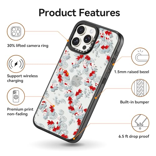 Coque antichoc iPhone 13 Rosarnnah protection 2m motif poisson - 5