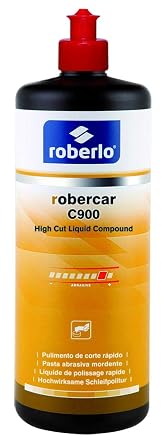 Roberlo ROBERCAR C900 High Cut Liquid Compound - 1KG Advanced Buffing Compound, Cutting Compound, and Polishing Compound for Automotive, High Performance Rubbing Compound