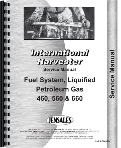 Farmall 460 Tractor LP Gas Service Manual      Plastic Comb