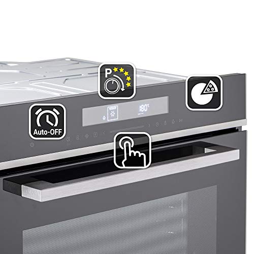 Inbouw oven 60 cm | 72L | 2,9kW | Katalyse | Pizza functie | Grill | Circulerende lucht | Hete lucht | Automatische timer | EB8017ED - Image 5