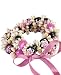 Barbra Collection Various Style of Kukui Nut Necklaces with Cowrie Shell (Pink)
