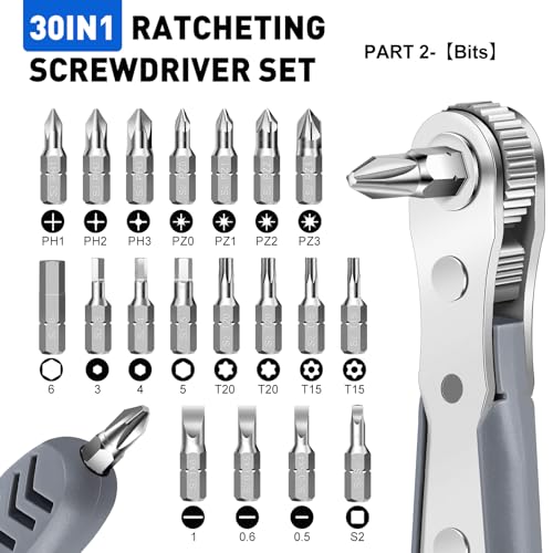 TUXIYA 30in1 Right Angle Screwdriver
