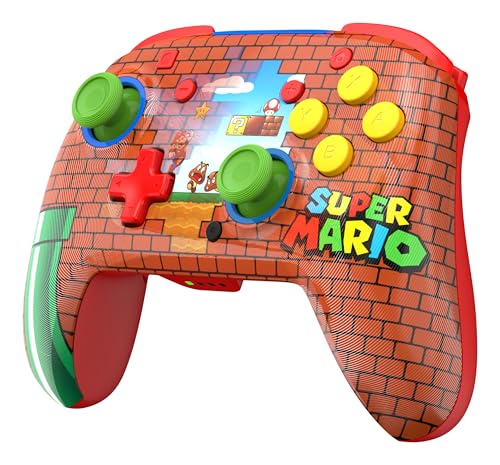 Turtle Beach Rematch Wireless Controller: Mario Bricks Reveal – Officially Licensed by Nintendo. Also works with Nintendo Switch 2 (C Button is not on this controller)