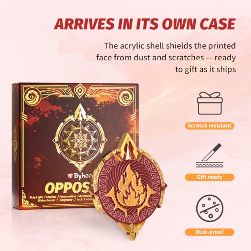 Byhoo Magnetic Metal RPG Badge, Opposites Collection: Purgatory Emblem - image 9