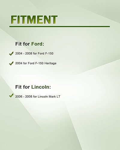 Miniatura 2 de SCITOO Reemplazo completo de montaje de cremallera y piñón de dirección asistida para Ford para F-150 2004-2008 (4WD), para Mark LT 2006-2008 (4WD)