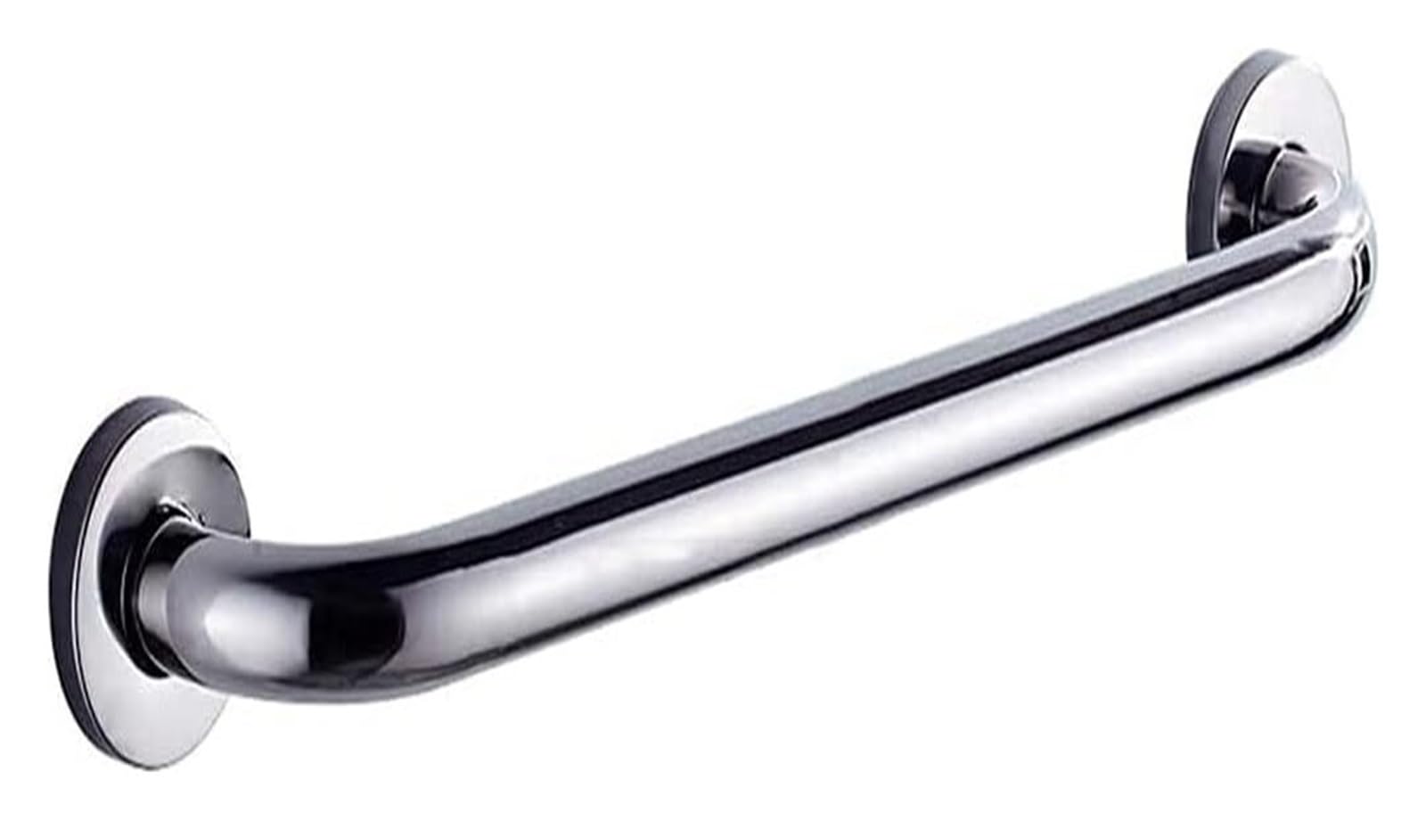 Toilet Frame Bathroom Toilet Grab Handles Handicap Grab Bars Brushed Nickel for Bathroom, Handrail with Sturdy Base Safety Support Rail(48Cm)